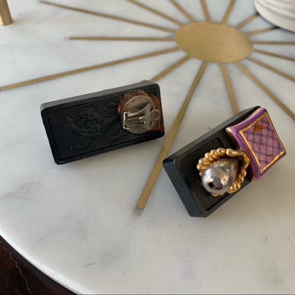 Vintage clip on earrings bundle - Picture 7 of 7